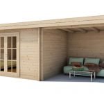 Abies tuinhuis blokhut Chalux