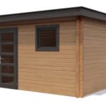 Tuinhuis Tilia platdak Chalux
